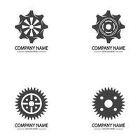 Gear vector logo isolated