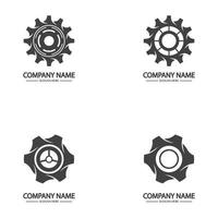 Gear vector logo isolated