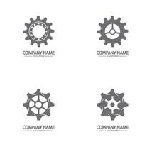 Gear vector logo isolated