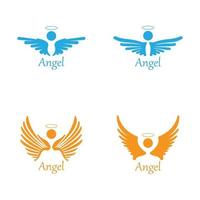 angel icono ilustración vector logo