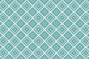 Nordic geometric oriental seamless pattern rug design with pastel color vector