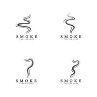 Smoke steam icon logo illustration