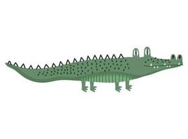 crocodile animal cartoon vector