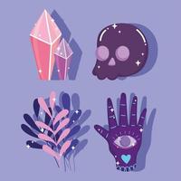 magic esoteric set vector