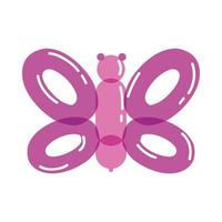 butterfly inflatable balloon vector