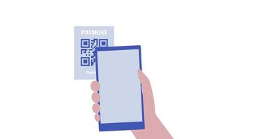 pagamento senza contatto con codice qr video