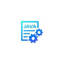 JAVA code vector icon