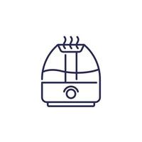air humidifier line icon vector