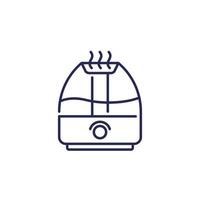 air humidifier line icon vector