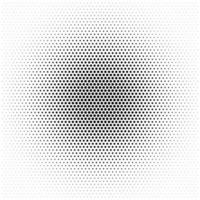 Halftone circle vector pattern with black dots design element circle raster texture on white background