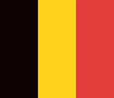 Belgium officially flag vector