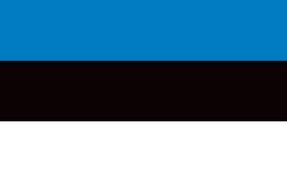 Estonia officially flag vector