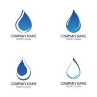 Water drop Logo Template vector