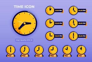 Time Icon Set vector