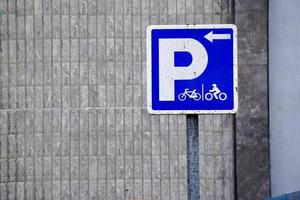 bicycle traffic signal on the street photo