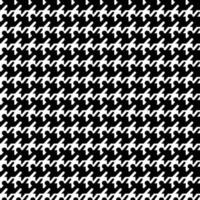Trendy hounds tooth pattern that tiles seamlessly as a pattern Vector illustration black and white color surface print
