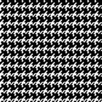 Trendy hounds tooth pattern that tiles seamlessly as a pattern Vector illustration black and white color surface print