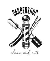 barber shop poster vector