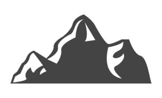 mountains silhouette sketch vector