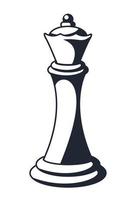 chess queen piece vector