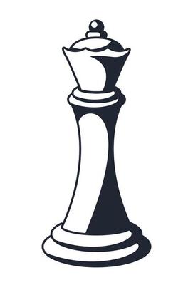 Chess king queen Royalty Free Vector Image - VectorStock
