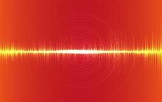 Red sound wave Background vector