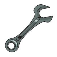 wrench key tool vector