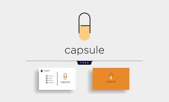 letter aa capsule logo template symbol vector design illustration