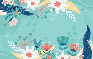 Beautiful Spring Floral Background vector