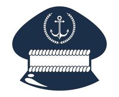 nautical sailor hat vector