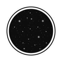 universe moon phase vector