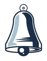 nautical bell label vector