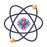 atom molecule structure vector