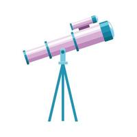 telescope device icon vector