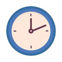 time clock hour vector