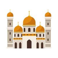 icono del templo de la mezquita vector