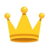 golden crown king vector