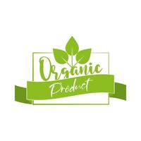 organic product banner vector