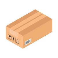 delivery parcel packaging vector