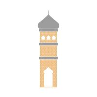 arabic tower architecture vector