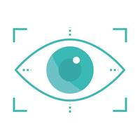 biometric verification eye vector