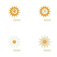 icono de ilustración de vector de sol