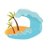 tsunami natural disaster vector