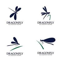 Dragonfly Logo Vector icon