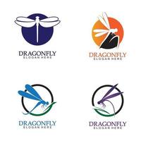 Dragonfly Logo Vector icon