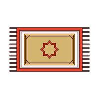 arabic carpet decoration vector
