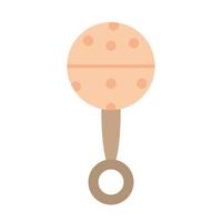 rattle baby toy vector