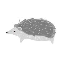hedgehog hand drawn vector