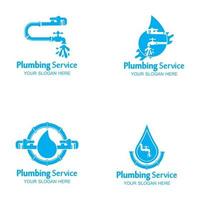 Plumbing Service Logo icon vector