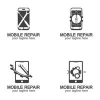 Mobile Phone Repair Logo vector